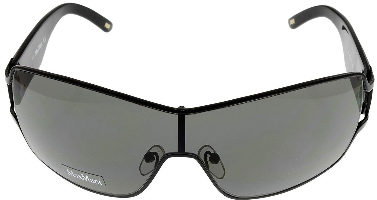【送料&関税込】Max Mara Mm0025 Sunglasses Max Mara Sunglasses Unisex Wrap Black Gray MM 1005 / S 65Z