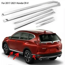For Honda CRV 2017-2021 Stainless Steel Outside Door Body Side Molding Trim 6Pcs
