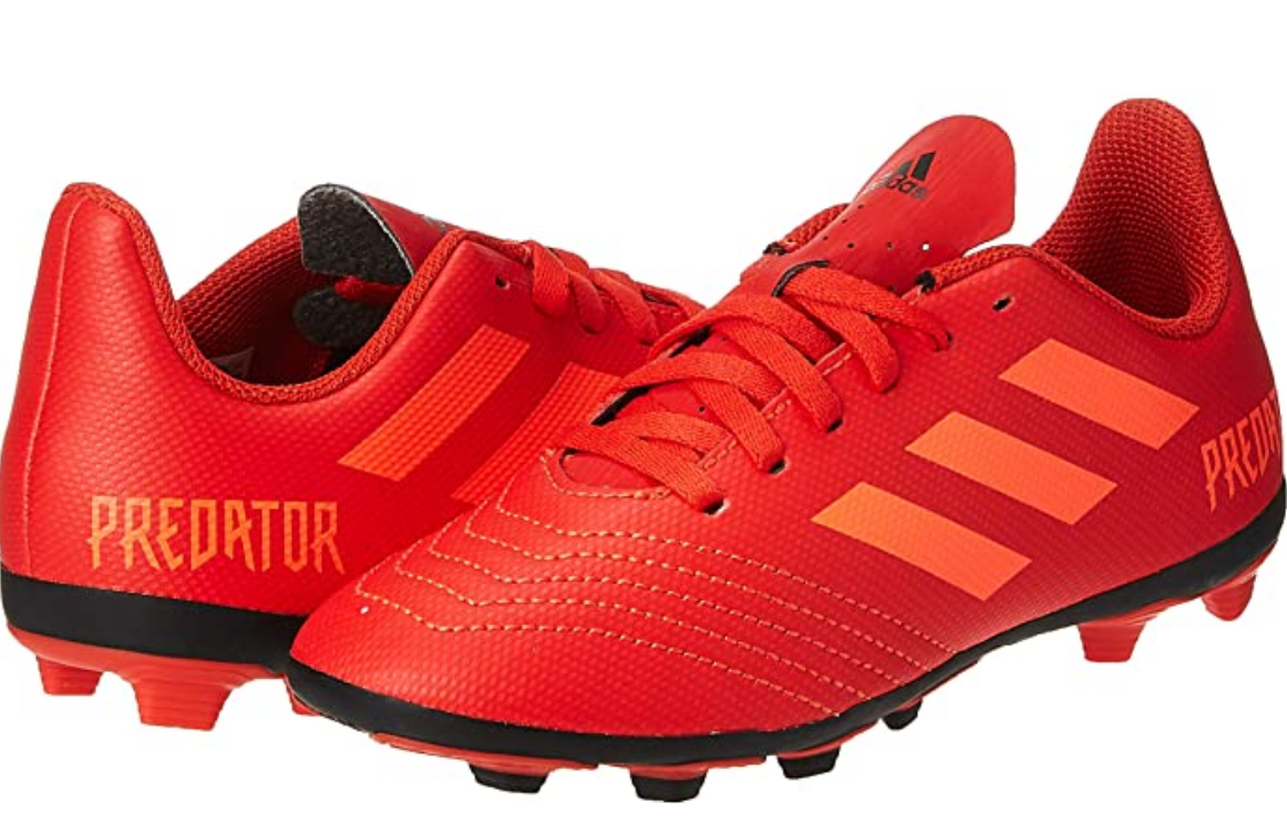 Red adidas Predator 19.4 FXG J Soccer Cleat - Youth Boys Size 5 US Cm8541  for sale online | eBay