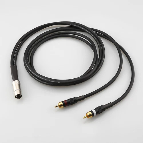 2feet 5Pin DIN do 2RCA Audio Kabel OCC Miedziany kabel połączeniowy do odtwarzacza CD - Zdjęcie 7 z 10