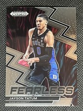 2023 Panini Prizm DP Basketball JAYSON TATUM #19 FEARLESS Duke Blue Devils