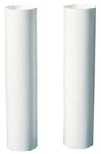 Two White 4" Candle Socket Covers