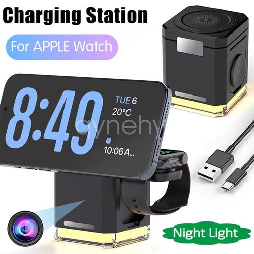 Wireless Phone Charging Camera HD WiFi Security Motion Detection Camera White - Picture 4 of 23