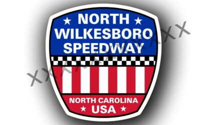 North Wilkesboro Speedway Sticker NASCAR Racing  4'' tall Free Shipping