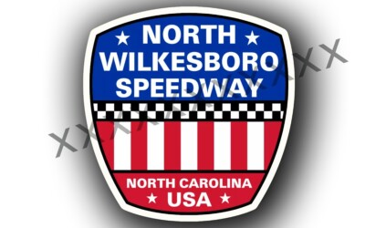 #ad #ad North Wilkesboro Speedway Sticker NASCAR Racing 4quot; tall Free Shipping $3.50