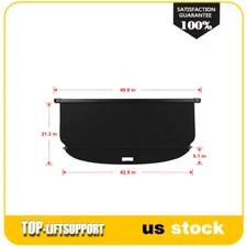 Rear Cargo Security Trunk Cover Retractable For 2007-2008 Honda Fit 1.5L L4 GAS