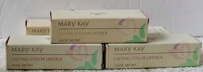 Mary Kay Lasting Color Lipstick Mandarin Honey Fuchsia Plum (Choose Color) .14oz