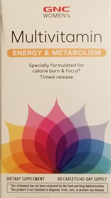 GNC Women's Multivitamin Energy and Metabolism 90 Caps