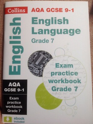 AQA GCSE 9-1 English Language Exam Practice Workbook Grade 7 Ideal for home l