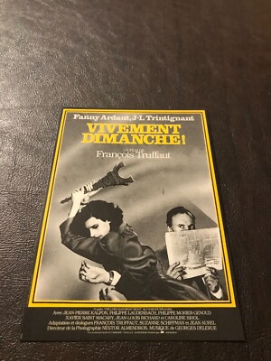 NEW UNPOSTED  MOVIE 4 X 6 POSTCARD - VIVEMENT DIMANCHE!.......SLOT 134