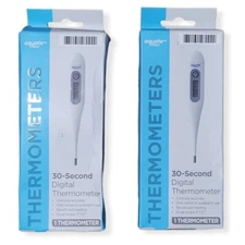 NEW 2 Pack Equate 30-Second Digital Thermometer