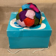 Don Anderson New York Bubble Hat Women OSFA Multi Color Feather 1970 Vintage Box