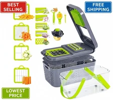 Vegetable Chopper 22 in 1 – For Vegetables, Fruits, and Onions - Multifunctional