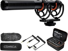 VM20 Shotgun Microphone, Professional Super Cardioid Video Mic with Shock Mou...