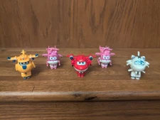 Super Wings Lot of 5 Transforming 2" Plane Figures