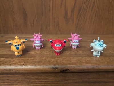 Super Wings Lot of 5 Transforming 2'' Plane Figures