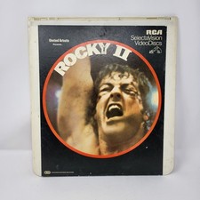 Laserdisc RCA pictures present SYLVESTER STALLONE ROCKY II CED