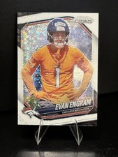 2025 Panini Prizm Evan Engram White Disco Prizm, Denver Broncos