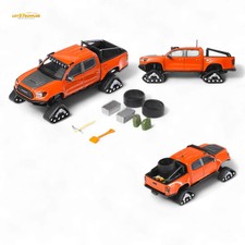 GCD Toyota TACOMA in Orange Red & 3PMSF Tires 1:64