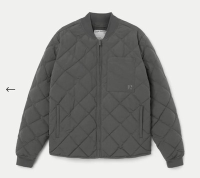 Frank And Oak The Skyline Reversible Bomber in Dark Grey. Nwt