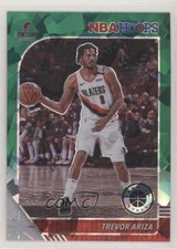 2019-20 Panini NBA Hoops Premium Stock Green Cracked Ice Prizm Trevor Ariza 09vh