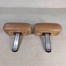 94-98 Ford Mustang Gt Leather Headrest Head Rest Pair Lh Rh Saddle Aa7523 94-98 Ford Mustang Gt Leather Headrest Head Rest Pair Lh Rh Saddle Aa7523