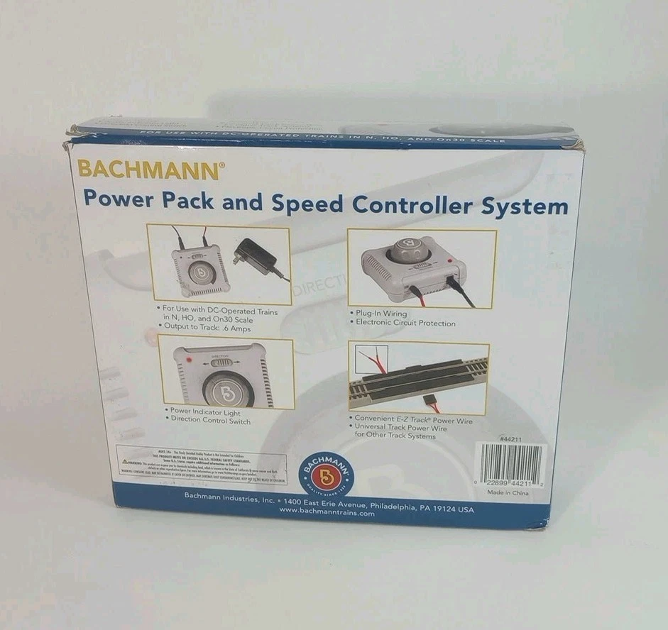 Bachmann Power Pack & Speed Controller System DC-Operated N, HO & On30 Scale - Image 2 of 2