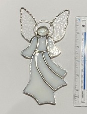 Stained Glass Angel. Sun Catcher. Hand made. 