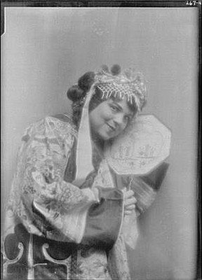 Photo:in costume as Tso for ''''Yellow jacket'''', Walker, Miss, Antoinette