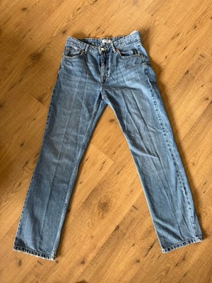 Pull & Bear Flared Jeans hellblau, Gr. 40
