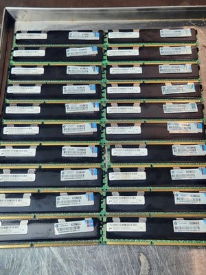 (Lot of 20) Micron 8GB DDR3 PC3-10600R RDIMM Server RAM 2Rx4 ECC REG MT36JSZF1G7