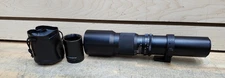 Opteka 500mm Super Telephoto F/8 F 8.0 HD/MC Camera Zoom Lens w/ 2X Converter
