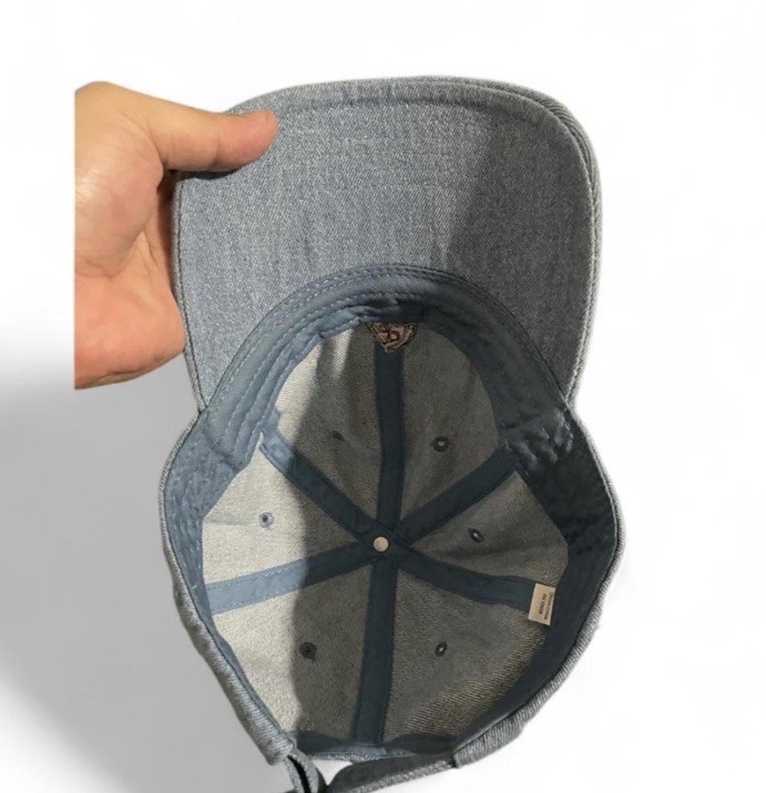 Pizza Tiny Logo Basic Blue Denim Baseball Cap Hat… - image 4