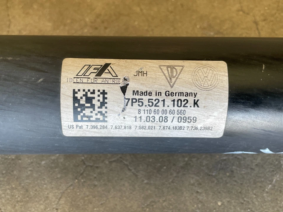 Винт приводного вала задний приводной вал 11-14 Porsche Cayenne S полный привод 4,8 л 1596 от оригинального производителя - Изображение 4 из 4