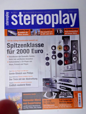 STEREOPLAY 3/11,B&M BM 50,CANTON KARAT 770.2 DC,PRIMARE I 32+CD 32,TRIGON RECALL