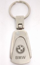 Vintage BMW Fort Myers Florida Dealership Swivel Keychain Chrome Silver Logo Fob