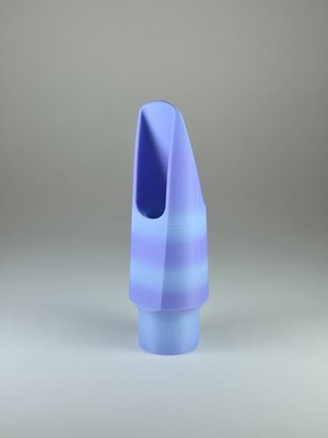 3D Printed Meyer Alto Saxophone Jazz Mouthpiece Purple Gradient 5M, 6M, 7M