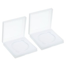 2pcs 77mm Lens Filter Case Camera Filter Case Portable Lens Filter Box