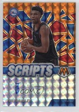 2020-21 Panini Mosaic Scripts Orange Prizm Tony Bradley #SC-TBR Auto 0v2