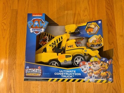 New! Paw Patrol Ultimate Rescue Ultimate Construction Truck. New In Box