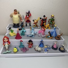 Lot of Assorted Disney Figures Toys Cake Toppers Lot Of 25, Princess Mickey Lilo
