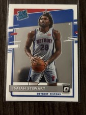 2020-21 Optic Basketball RATED ROOKIE Isiah Stewart - Detroit Pistons #166