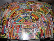 40 More Bronze Marvel Comics 20 Cent - 35 Cent Avengers FF Hulk 1970's Lot#559