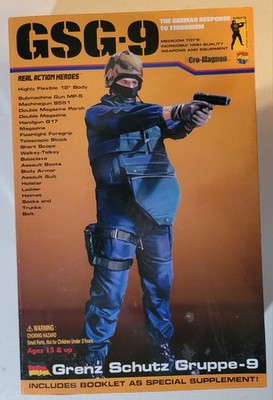 MediCom Toys GSG-9 German Terrorism Response Team 12'' Figure NIB *No Booklet*