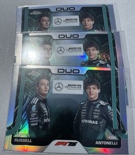 2025 Topps Chrome F1 Kimi Antonelli George Russell Mercedes Team Duo Refractor