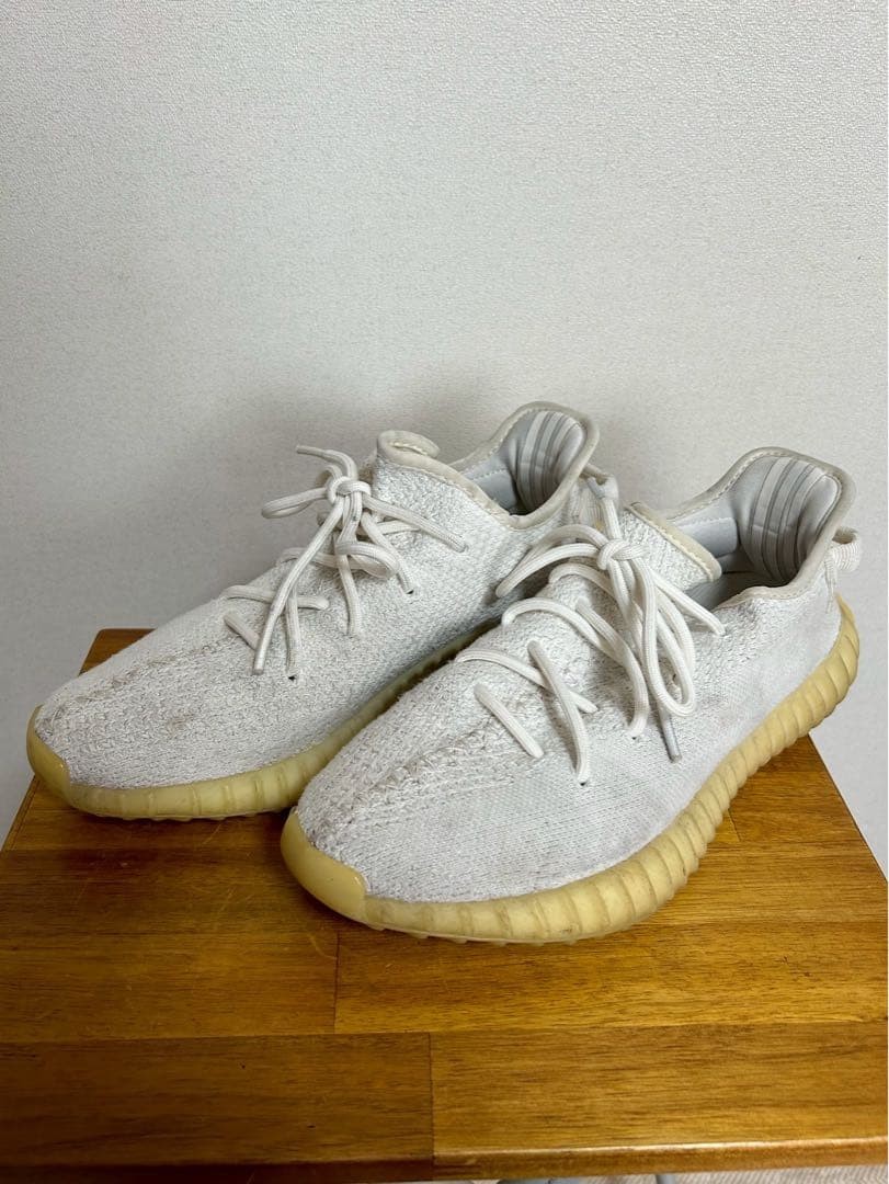 adidas Yeezy Boost 350 White Men's Sneakers 26.0 Low Lace Unisex thumbnail 2