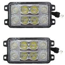 Lva14946 40w Led Headlights Set Of Two (2) For John Deere Tractor & Compact Trac