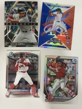 Lot Of (42) Kristian Campbell Baseball Cards. Commons, Parallels, and Inserts!