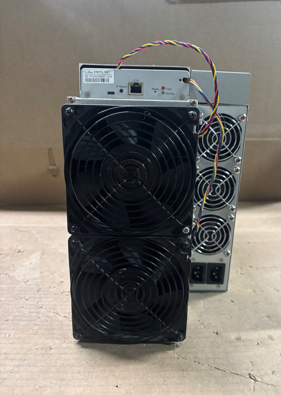 Bitmain Antminer S19j Pro 104TH/s ASIC Bitcoin Miner. Tested Good, Working