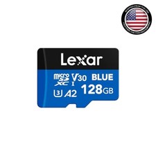 Micro SD Card 128GB Blue UHS-I 160MB/s Compatible with Action Cameras Drones